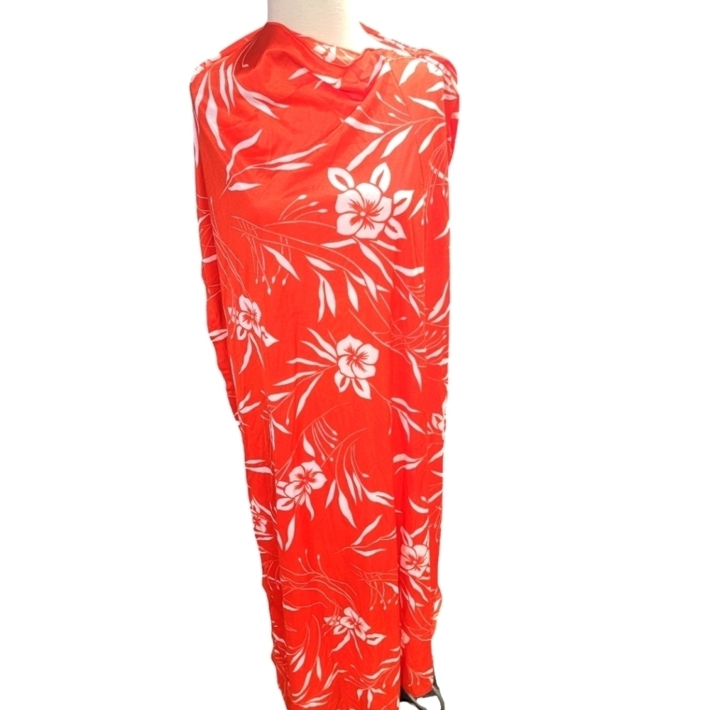 Kamehameha red tropical wrap